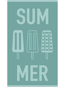 Melinen Summer Παιδική Πετσέτα Θαλάσσης Τιρκουάζ 70x120cm 20004887