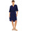 Pink Label Mini Καλοκαιρινό Καθημερινό Φόρεμα Μεταξωτό Navy Μπλε BN-292-556631