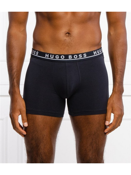 Hugo Boss Ανδρικά Μποξεράκια Σετ 3Pack Navy Μπλε 50325404-480