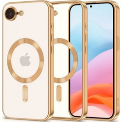 Tech-Protect Magflex Back Cover Shiny Gold/Clear (iPhone 16e)
