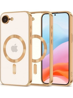 Tech-Protect Magflex Back Cover Shiny Gold/Clear (iPhone 16e)
