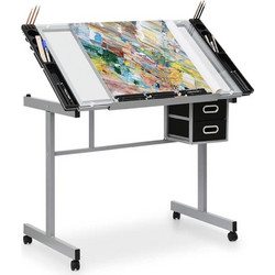 Lamtech Γραφείο Σχεδιαστηρίου Γυάλινο 104x60x80cm LAM980367