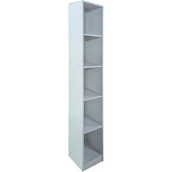 PoliHome Eliot 5s Slim Βιβλιοθήκη 30x30x180cm 162843809