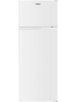 Whirlpool W55T0 412W Δίπορτο Ψυγείο 206lt Υ143xΠ55xΒ55.5cm Λευκό