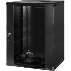 LogiLink W15F64B Επιτοίχια Καμπίνα Rack 15U 54x45x72.5cm
