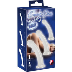 You2Toys Anal Transparent Training Σετ Πρωκτικά Dildos Διαφανή 3τμχ