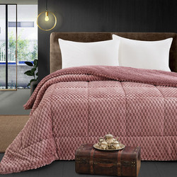 Beauty Home Κουβερτοπάπλωμα Υπέρδιπλο 220x240 Art 12653 Σάπιο Μήλο
