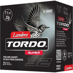 Lambro Tordo Super Φυσίγγια Συγκέντρωσης 12Cal 67mm 32gr 25τμχ