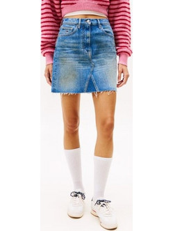 Tommy Jeans Μίνι Φούστα Τζιν Ψηλόμεση Μπλε DW0DW21944-1A5NI