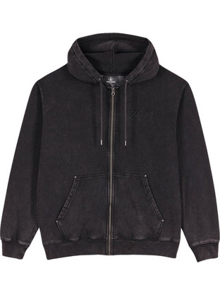Volcom Ανδρική Ζακέτα Φούτερ με Κουκούλα και Φερμουάρ Ανθρακί A4832503-BLK