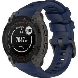 Techsuit Watchband W076 Λουράκι Σιλικόνης Dark Blue (Universal 22mm)