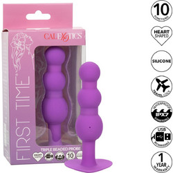 CalExotics First Time Triple Beaded Probe Πρωκτικός Δονητής Ασύρματος 10.7cm Μωβ
