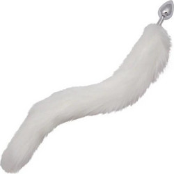 CalExotics Running Wild Tail Πρωκτική Σφήνα Tail Plug 43cm Λευκή