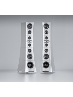 YG Acoustics Titan Live Ζεύγος Ηχείων Hi-Fi Δαπέδου 5 Δρόμων Silver