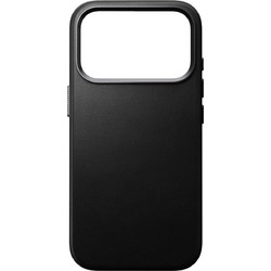 Nomad Traditional Leather Back Cover Black (iPhone 17 Pro)