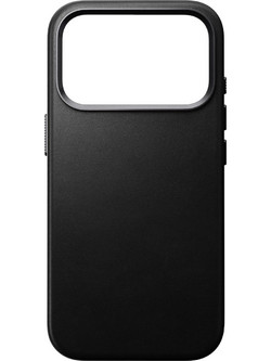 Nomad Traditional Leather Back Cover Black (iPhone 17 Pro)