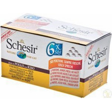 Schesir Adult with Chicken & Rice 6x50gr