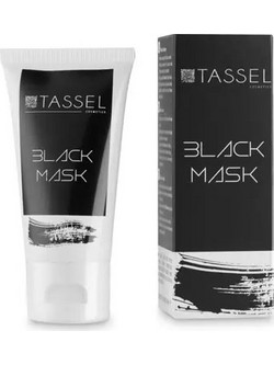Tassel Black Κρεμώδης Μαύρη Μάσκα Προσώπου με Άνθρακα 50ml