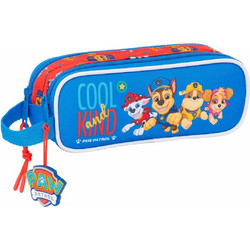 Safta The Paw Patrol Cool Κασετίνα Βαρελάκι με 2 Θήκες Μπλε Κόκκινη S4312485