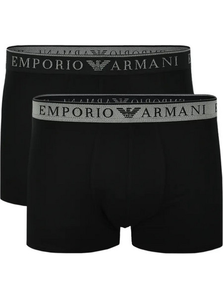Emporio Armani Ανδρικά Μποξεράκια Σετ 2Pack Μαύρα EM000252AF10776-MC108