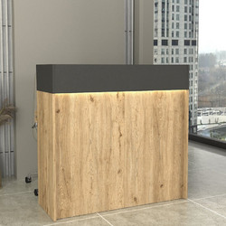 Megapap Wilko Γραφείο Reception Ξύλινο 113.6x42x110cm GP042-0345,1