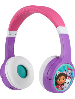 eKids Gabby's Dollhouse GA-B34 Ασύρματα Bluetooth Παιδικά Ακουστικά On Ear Πολύχρωμα