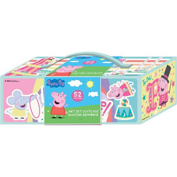 Must Peppa Pig Σετ Ζωγραφικής με Βαλιτσάκι 9.5x13.7x26.3cm 52τμχ 482829