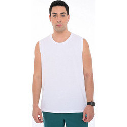 Bodymove Ανδρικό Αθλητικό T-Shirt Λευκό 1387-2