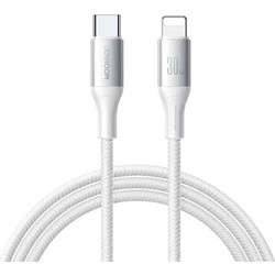 Joyroom S-A28 Flash Series Braided USB-C to Lightning Cable 30W 2m White 6956116797973