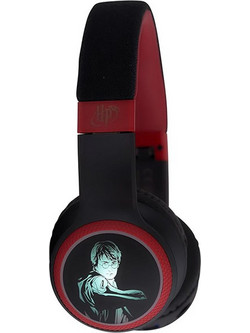Lazerbuilt Harry Potter Ασύρματα Bluetooth Παιδικά Ακουστικά On Ear Μαύρα Κόκκινα