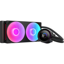 NZXT Kraken Plus 240 Black Υδρόψυξη CPU 120mm RGB για Socket 115x / 1200 / 1700 / 1851 / AM4 / AM5