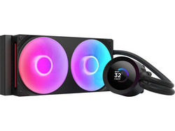 NZXT Kraken Plus 240 Black Υδρόψυξη CPU 120mm RGB για Socket 115x / 1200 / 1700 / 1851 / AM4 / AM5