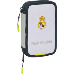 Safta Real Madrid Κασετίνα Γεμάτη με 2 Θήκες Λευκή Μπλε 412554854