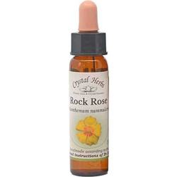 Crystal Herbs Rock Rose Ανθοΐαμα σε Σταγόνες για Φόβο 10ml
