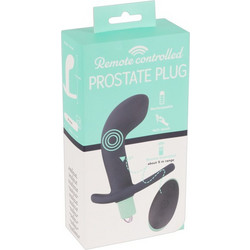 You2Toys Controlled P-Plug Πρωκτική Σφήνα Ασύρματη με Δόνηση Μαύρη Πράσινη