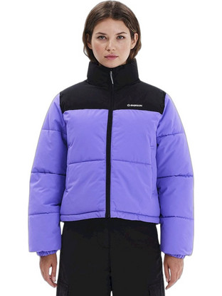 Emerson Γυναικείο Μπουφάν Χειμωνιάτικο Puffer Κοντό Μωβ 252.EW10.75