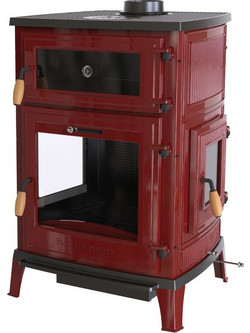 Thermozoff 8000 Μαντεμένια Ξυλόσομπα 13.3kW Μπορντό
