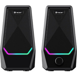 Tracer Loop 2 Ηχεία Υπολογιστή 2.0 6W με RGB Φωτισμό Μαύρα