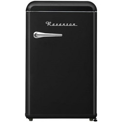 Ravanson LKK-120ERB Retro Ψυγείο Mini Bar 118lt Υ86xΠ54.5xΒ58.5cm Μαύρο