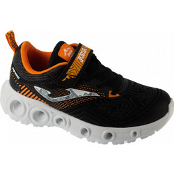 Joma Παιδικά Sneakers με Φωτάκια Μαύρα Πορτοκαλί JRASEW2501V