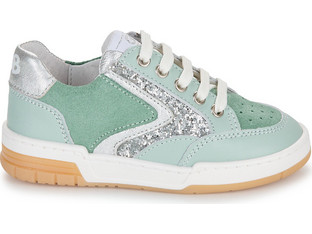 GBB Παιδικά Sneakers Πράσινο Mint Ασημί AL312-12