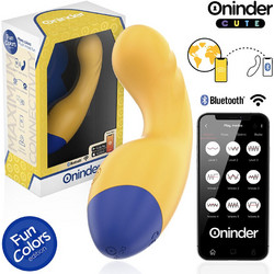 Oninder Cute Love Buddy G-Spot Vibrator Δονητής G-Spot για Ζευγάρια με App Control Κίτρινος
