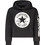 Converse Παιδικό Crop Top Μακρυμάνικο με Κουκούλα Μαύρο 369692-023