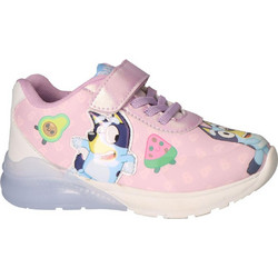 Cerda Bluey Παιδικά Sneakers με Φωτάκια Ροζ 2300006906