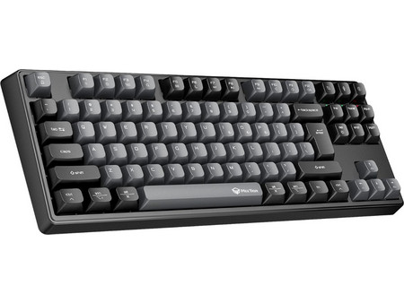 Meetion MT-MK14 Ασύρματο Μηχανικό Gaming Πληκτρολόγιο TenKeyLess με Custom Red Διακόπτες RGB Black
