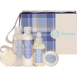 Fresh Line White Jasmine Shower Gel 200ml + Body Milk 200ml + Body Mist 150ml + Ball 120gr + Soap 110gr