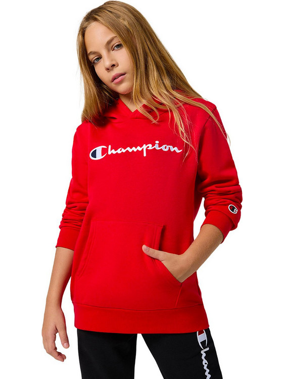 Champion Παιδικό Φούτερ με Κουκούλα Κόκκινο 306874-RS054