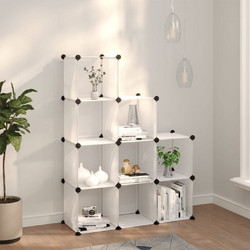 vidaXL Παπουτσοθήκη Διαφανής M124xΠ31.5xΥ95.5cm 340551
