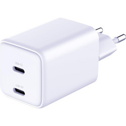 3mk Hyper Φορτιστής χωρίς Καλώδιο με 2 Θύρες USB-C 45W Quick Charge 4.0+ & Power Delivery White