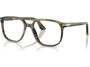 Persol PO3329V 1237 Ανδρικός Σκελετός Γυαλιών Οράσεως Κοκάλινος Καφέ